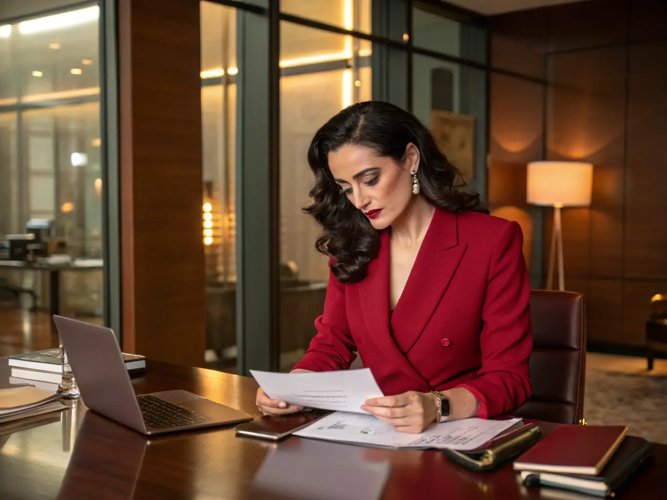 An image depicting a person using a calculator and reviewing financial statements, highlighting the importance of accuracy and attention to detail in financial inspections.